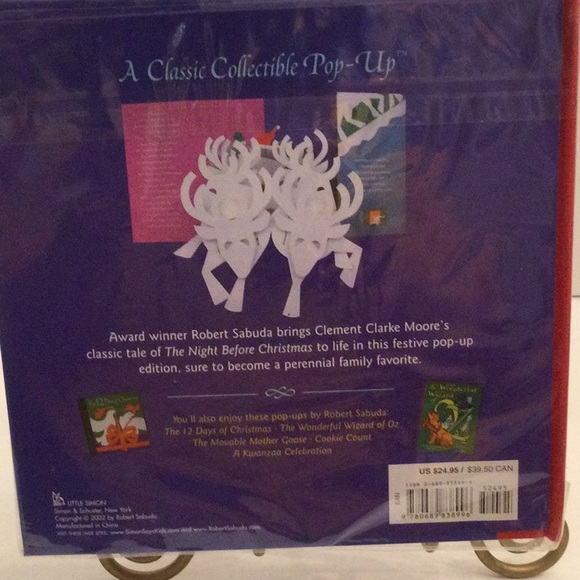NIB “The Night Before Christmas” pop up book Robert Sabuda - Picture 3 of 4